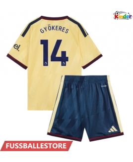 Günstige Arsenal Viktor Gyokeres #14 3rd trikot Kinder 2026-27 Kurzarm (+ Kurze Hosen)